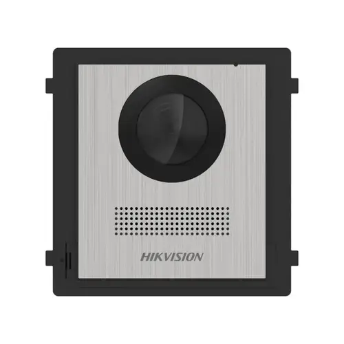 Post videointerfon de exterior pentru blocuri Hikvision DS-KD8003-IME1 (B)NS 2MP HD Camera, Fish eye, IR Supplement, RAM 256 MB