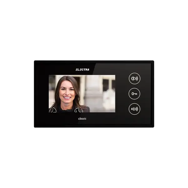 Post videointerfon interior Electra MCS.47N, 4.3 inch, color, 4 fire, montaj aparent
