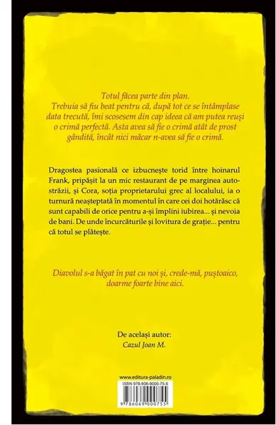 Postasul suna intotdeauna de doua ori | James M. Cain