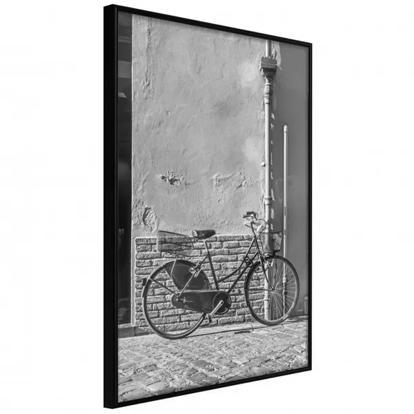 Poster - Bicycle with Black Tires, cu Ramă neagră, 40x60 cm