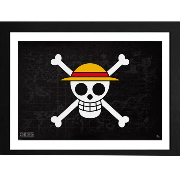 Poster cu Rama One Piece - Skull (30x40)