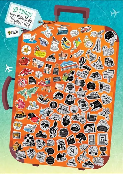 Poster de zgariat: 99 things you should do in your life