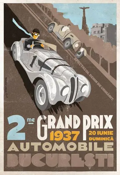 Poster - Grand Prix Bucuresti | Atelier Trebo