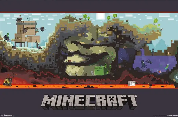 Poster maxi GB Eye Minecraft - Underground