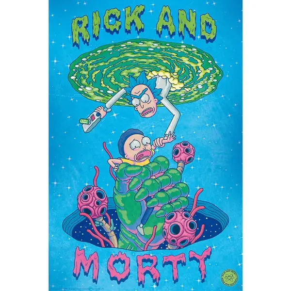 Poster Maxi Rick and Morty - 91.5x61 - FSC Mix - Rick & Morty