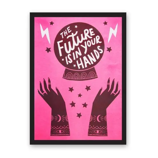 Poster-The future is in your hands (A3) | Ohh Deer