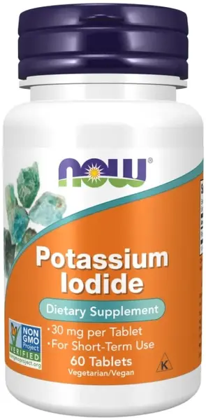 Potassium Iodide, 60 tablete, Now
