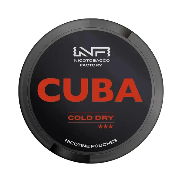 Pouch nicotina Cuba Black - Cold Dry