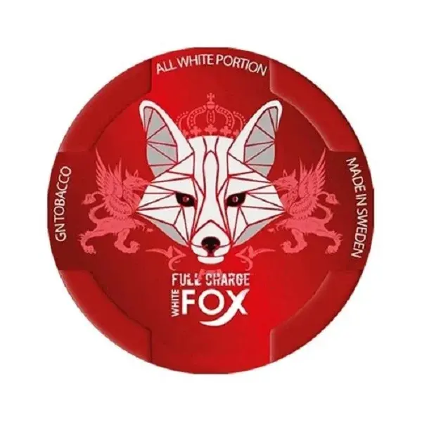 Pouch nicotina White Fox 12.4mg - Full Charge