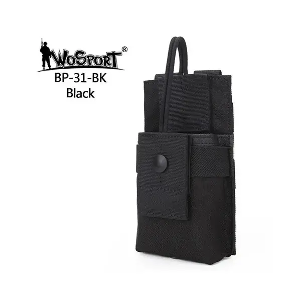Pouch radio molle negru universal - Default Title