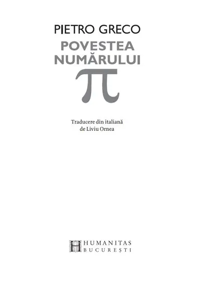 Povestea numarului Π | Pietro Greco