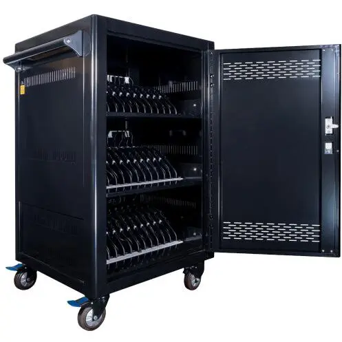 Power Technologies Carucior de incarcare Power Technologies PT-36 LITE Series, 36 dispozitive, 15.6 inch, Negru