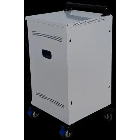 Power Technologies Power Technologies PT-VERT-15, 15 Bay Secure USB-C Hub Charging Cart, USB-C Cables (CRT-VRT-B15L-EH65C)