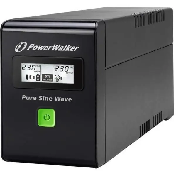 Power Walker UPS Power Walker Line-Interactive 600VA 2x PL 230V, PURE SINE, RJ11/RJ45,USB,LCD