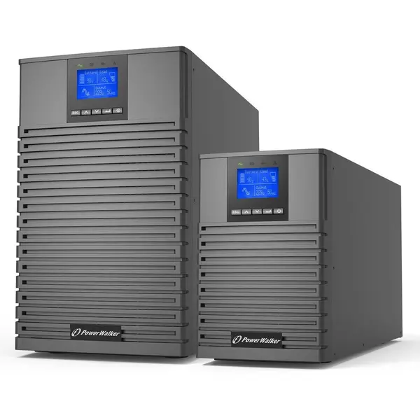 Power Walker UPS Power Walker On-line 1/1, 2000W/2000VA, 230V, VFI 2000 CG PF1, LCD, Negru