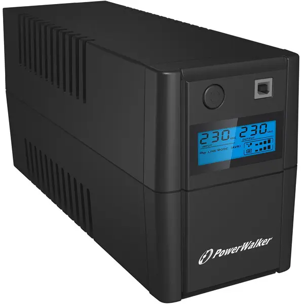 Power Walker UPS POWER WALKER PowerWalker VI 850 SE Interactiv pe linie 0,85 kVA 480 W 2 prize CA