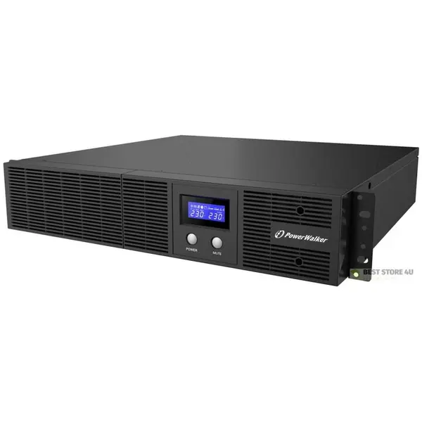 Power Walker UPS PowerWalker VI 1200 RLE 1,2 kVA 720 W 4 x priza, negru, 88x438x430mm