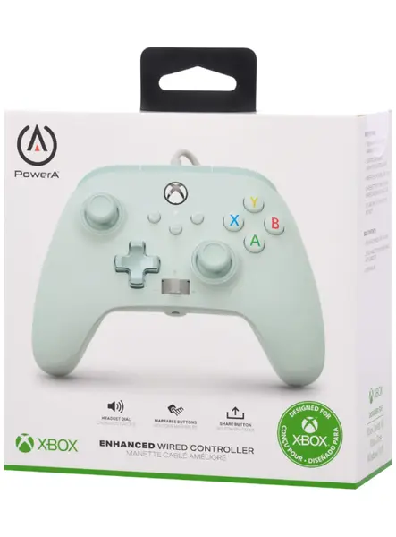 Powera Enhanced Wired Controller Cotton Candy Blue