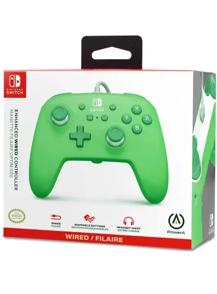 Powera Enhanced Wired Controller Seafoam Green