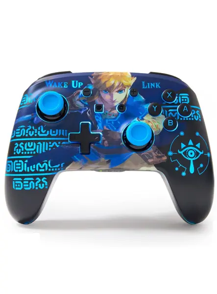 Powera Enhanced Wireless Controller With Lumectra Etched Wake Up Link