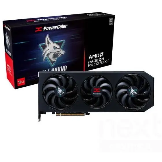 POWERCOLOR Placa video PowerColor RX9070XT 16G-L/OC, AMD Radeon RX 9070 XT Hellhound OC 16 GB, GDDR6, 256 biti