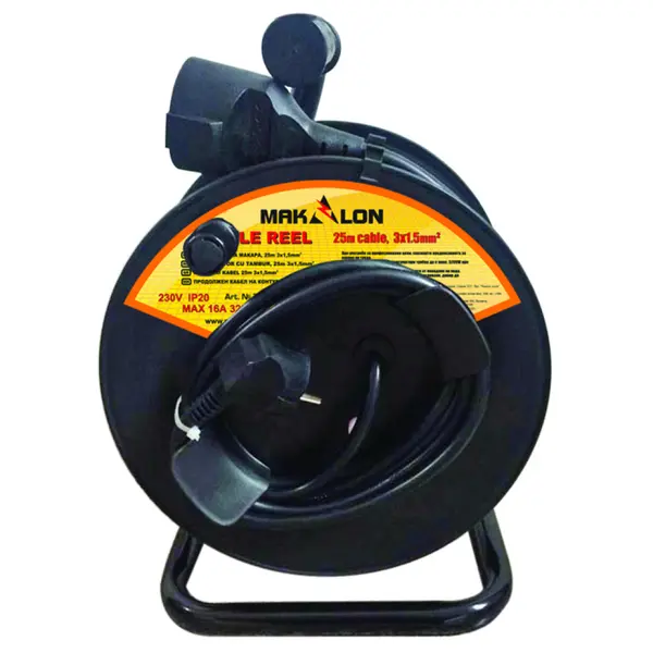 Pprelungitor cu tambur Makalon - 25 m, 1.5 mm²