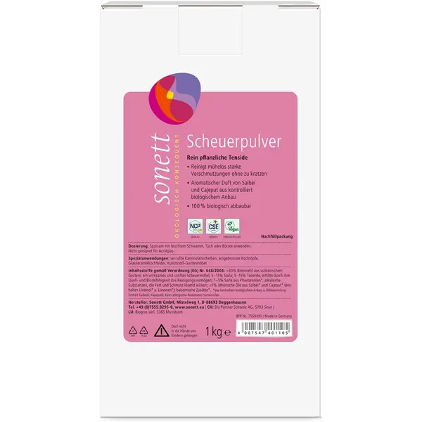 Praf de curatat ecologic 1kg Sonett