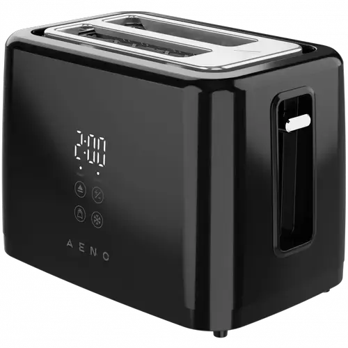 Prajitor de paine AENO ATS0002B, 930 W, 2 felii, 3 moduri prajire, 7 trepte rumenire (Negru)