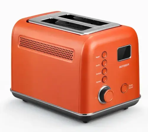 Prajitor de paine BUYDEEM DT730E-KR/EU, Retro, 2 felii, 700 W (Rosu)