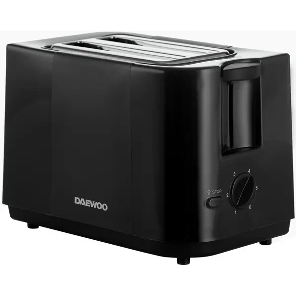 Prajitor de paine Daewoo DBT40, Putere 750 W, Tava frimituri, Negru