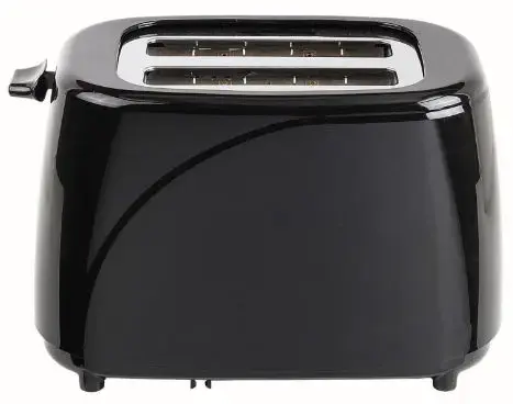 Prajitor de paine DomoClip DOD150N, 850 W, 2 felii, 5 nivele de temperatura (Negru)