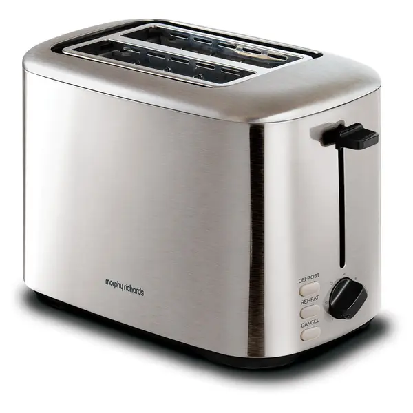 Prajitor de paine Morphy Richards Equip 222067, 800 W, 7 setari, 2 felii, Inox
