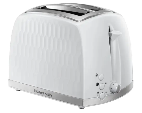 Prajitor de paine Russell Hobbs - Honeycomb 2S, 850W, 4 viteze, alb