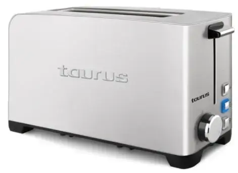 Prajitor de paine Taurus My toast legend, 1050 W, 1 felie, 7 trepte de prajire, Sistem de centrare a feliilor de paine (Inox)