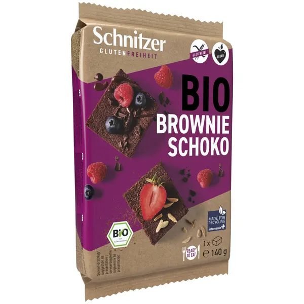 Prajitura Brownies fara gluten, eco - 140 g