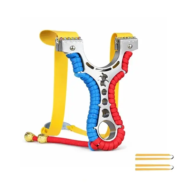 Prastie multifunctionala, DEPOX , metal, 2 elastice de rezerva, rosu albastru, 11 cm