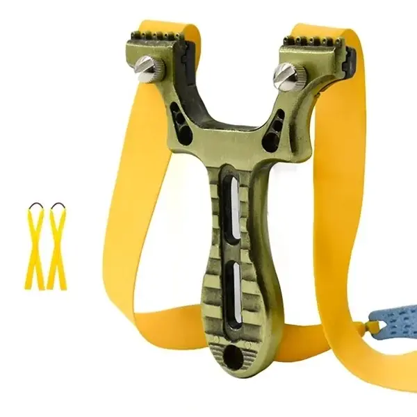 Prastie multifunctionala, DEPOX , metal, 2 elastice de rezerva, verde, 11 cm