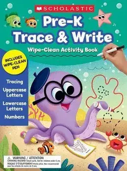 Pre-K Trace & Write Wipe-Clean Activity Book, Paperback/***