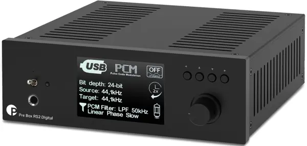 Preamplificator Pro-Ject - Pre Box RS2 Digital, negru