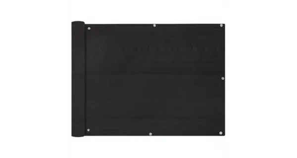 Prelata pentru balcon din HDPE, 90 x 400 cm, antracit