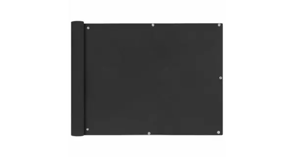 Prelata pentru balcon din tesatura oxford, 90x600cm, antracit