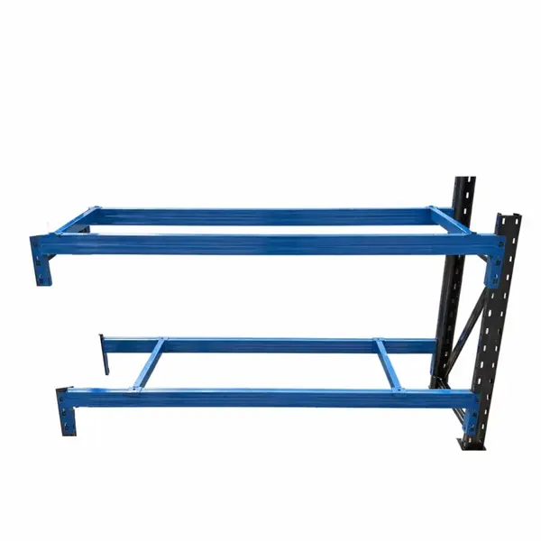 Prelungire pentru masa de lucru industriala cu placaj L2000 x D600 x H10001000kg/NIVEL -Gray & Blue - fara placaj
