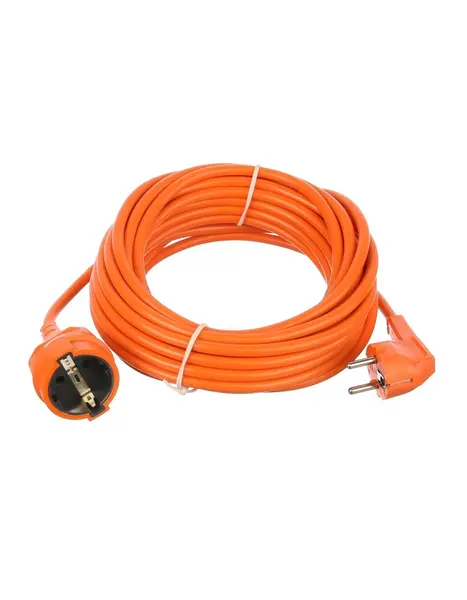 Prelungitor 20 metri cu 1 Schuko, Cablu 3x 1mm, Culoare Portocaliu, Putere 2300W 10A, TED Electric TED004192