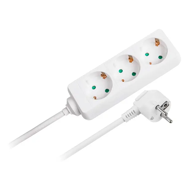 Prelungitor 3 prize, cablu 3×1.5mm², 3m, Rebel