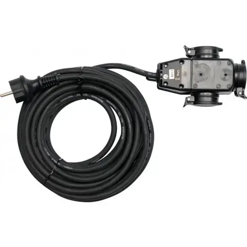 Prelungitor cauciucat Yato 10 m, 230 V
