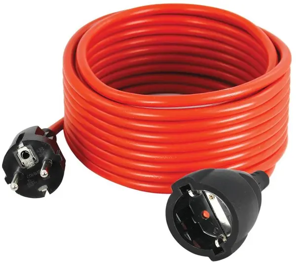 Prelungitor Commel - AT N07V3V3-F, 10 m, IP44, roșu