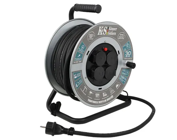 Prelungitor cu tambur / Rola 30m Cablu - KS-CRM-30M
