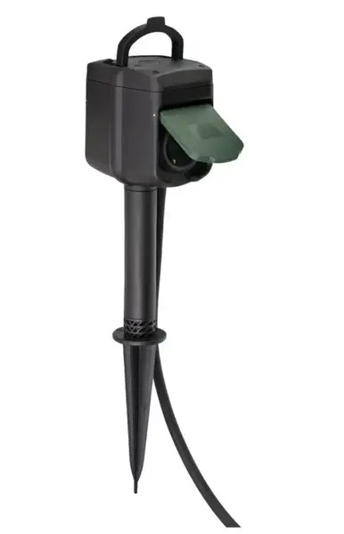 Prelungitor inteligent de gradina Brennenstuhl Connect, Wi-Fi, 2 prize, IP44, Tarus, Control aplicatie, Alexa si Google Assistan, cablu H07RN-F 3G1.5, 10 m
