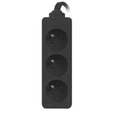 Prelungitor Lanberg 3 prize negru PS0-03E-0300-BK