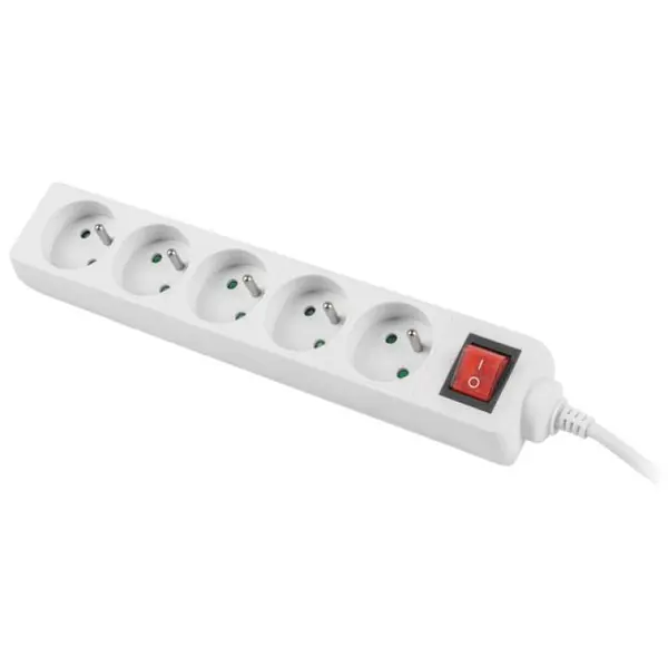 Prelungitor Lanberg 5 prize alb PS1-05E-0300-W